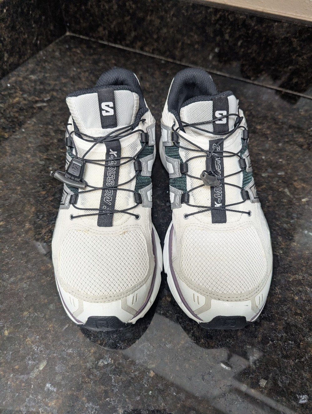 Salomon X-Mission 3 'Grey Black' Plum/Green Size 9